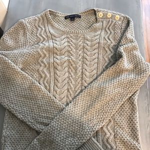 Gray Brooks Brothers sweater